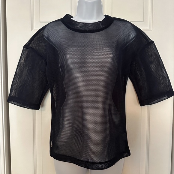 Neo-mesh T-shirt navy. Size XS. Runs large Daniel Silverstain - Picture 1 of 5